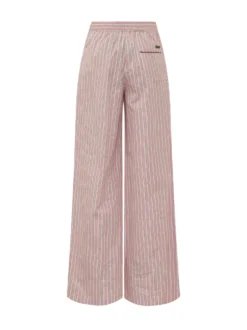 Striped Pants with Elastic Waist