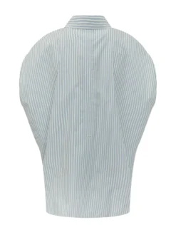 Striped Poplin Blouse