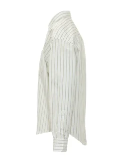Striped Shirt with Chest Pocket