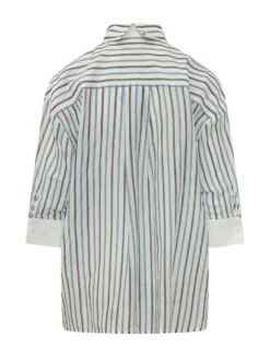 Striped Shirt with Chest Pocket