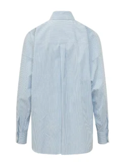 Striped Shirt with Jewel Embellishments
