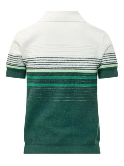 Striped Short Sleeve Polo