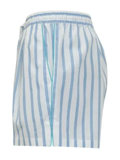 Striped Shorts with Elastic Waist