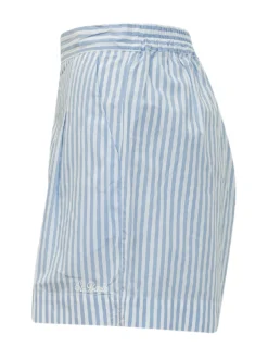Striped Shorts with Side Pockets