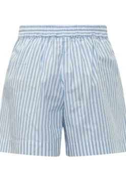 Striped Shorts with Side Pockets
