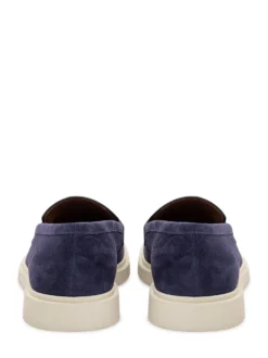 Suede Loafers with Thick Sole