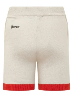 Sweatshorts with Drawstring and Contrasting Hem