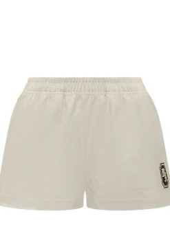 Sweatshorts with Elastic Waist and Logo Patch