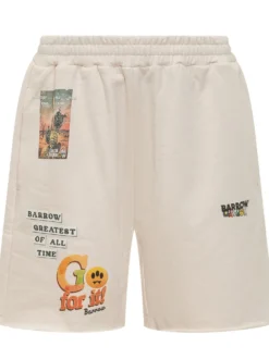 Sweat Shorts with Graphic Print