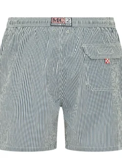 Swim Short a Righe con Coulisse