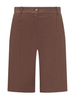 Tailored Bermuda Shorts with Button