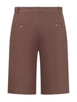 Tailored Bermuda Shorts with Button