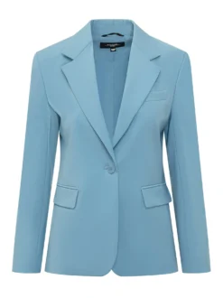 Tailored single-breasted blazer
