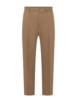 Tailored Trousers with Front Pleat