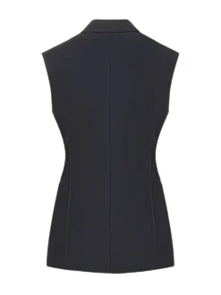 Tailored Vest with Front Knot