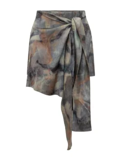 Talia Draped Panel Skirt