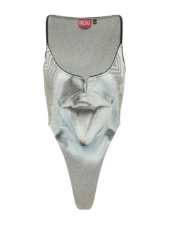 T-Ameris-S1 Top with Graphic Print and Buttons