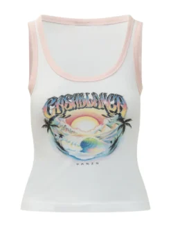 Tank Top with Graphic Print