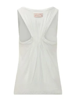 Tank Top with Keyhole Neck Detail