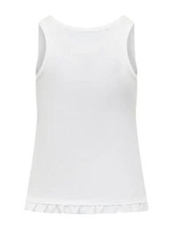 Tank Top with Ruffle Hem
