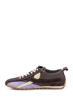TB304 Sneakers with Laces and Suede Inserts