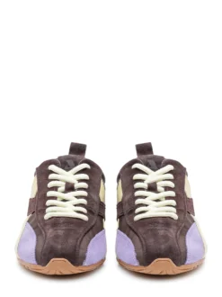 TB304 Sneakers with Laces and Suede Inserts