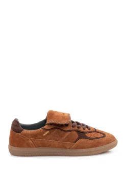 TB304 Sneakers with Laces and Suede Inserts