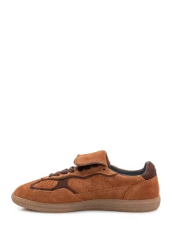 TB304 Sneakers with Laces and Suede Inserts
