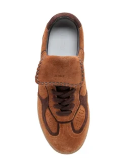 TB304 Sneakers with Laces and Suede Inserts