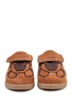 TB304 Sneakers with Laces and Suede Inserts