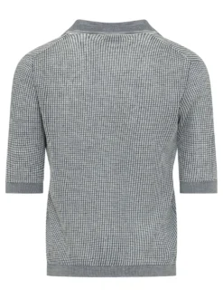 Textured Knit Polo