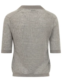 Textured Knit Polo