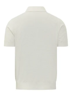 Textured Short-Sleeve Polo