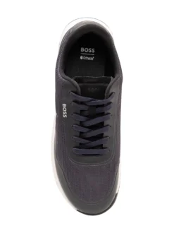 Titanium Sneakers with Laces and Inserts