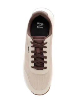 Titanium Sneakers with Laces and Inserts
