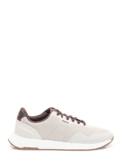 Titanium Sneakers with Laces and Inserts