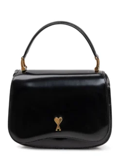 Top Handle Bag with Flap and Heart Logo Top Handle Paris