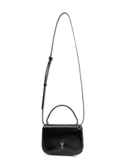 Top Handle Bag with Flap and Heart Logo Top Handle Paris