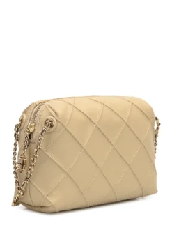 Tory Burch Beige Quilted Bag with Chain Strap