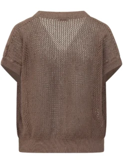 Tricot Cable Knit Cardigan