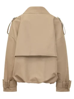 Triscia Double Breasted Trench with Lapels
