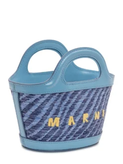 Tropicalia Micro Bag with Integrated Handle and Embroidered Logo