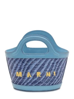 Tropicalia Micro Bag with Integrated Handle and Embroidered Logo
