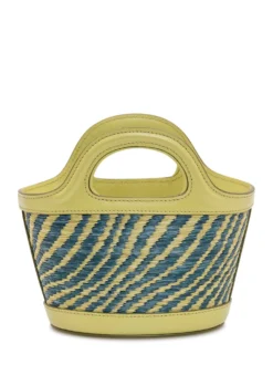 Tropicalia Micro Bag with Integrated Handle and Embroidered Logo