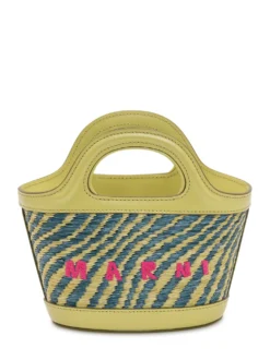 Tropicalia Micro Bag with Integrated Handle and Embroidered Logo