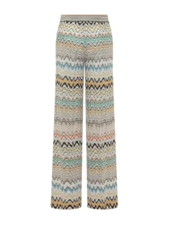 Trousers with Chevron Pattern