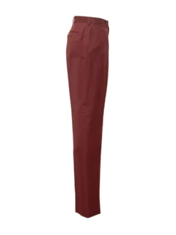 Trousers with Front Button Closure