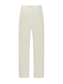 Trousers with Front Closure and Pockets