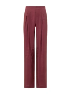 Trousers with Front Pleat