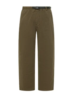 Trousers with Integrated Belt and Pockets